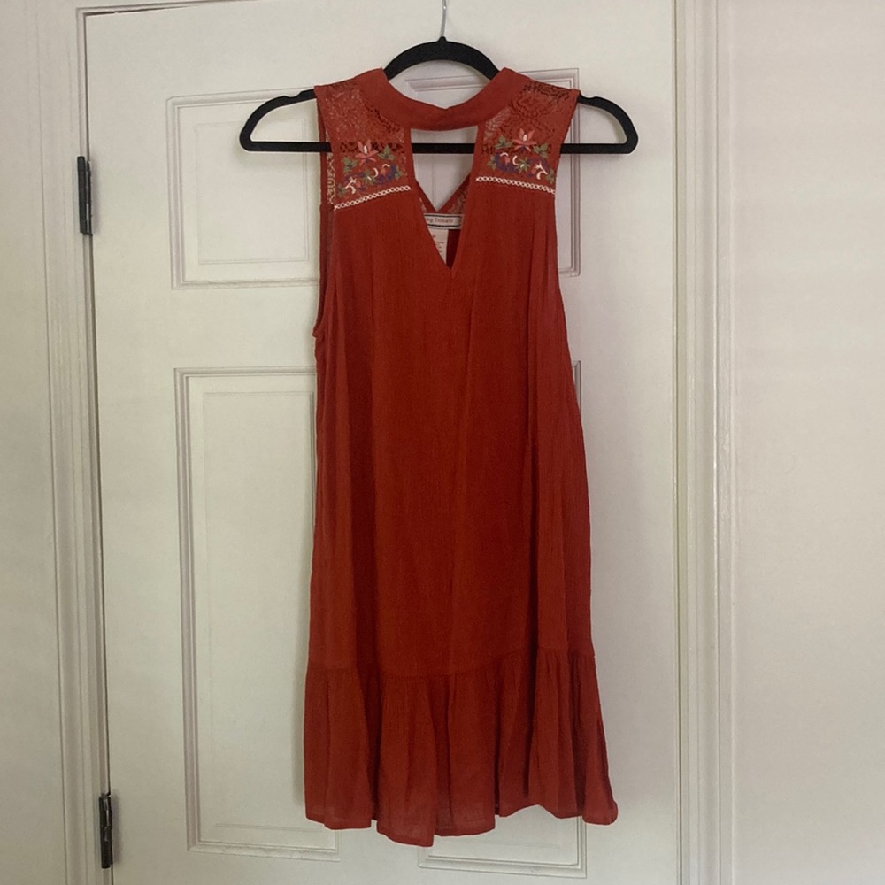Orange dress